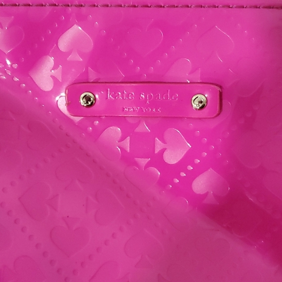 Kate Spade Embossed Hot Pink Tote - Picture 4 of 10